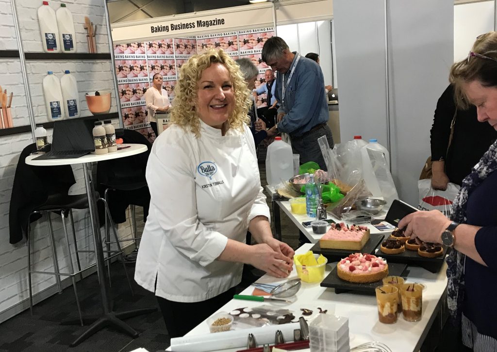 Kirsten Tibballs Baking Industry Trade Show